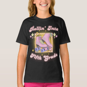 Roligt Back to school Skalrullning in i femte femt T Shirt