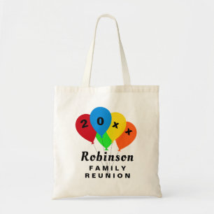 Roligt Balloon Design Family Reunion Souvenir Gift Tygkasse