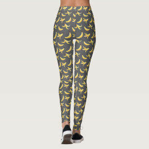 Roligt Banan Skämt Party mönster färgglatt - redig Leggings