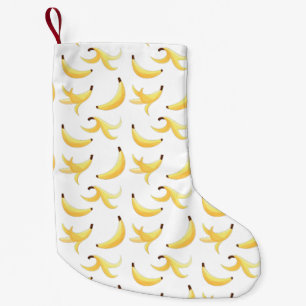 Roligt Banan Skämt Party mönster färgglatt - redig Liten Julstrumpa
