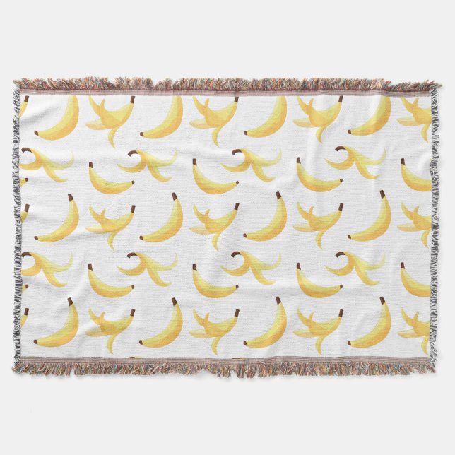 Roligt bananfirande anpassningsbart modernt kit filt (Framsidan)