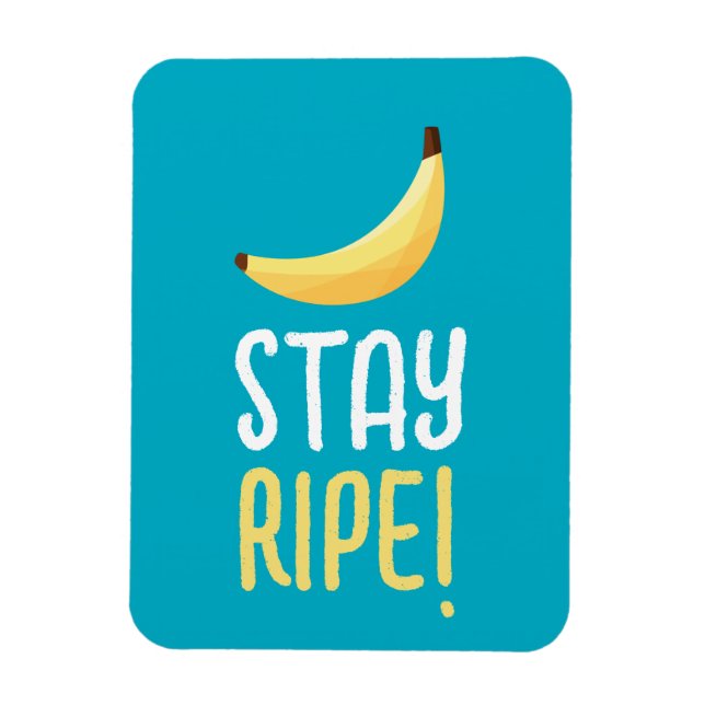 Roligt bananfirande anpassningsbart modernt kit magnet (Vertikal)