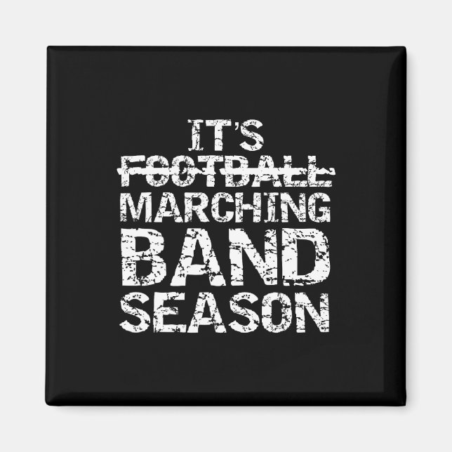 Roligt bandcitat present Inte fotboll Det är marsc Magnet (Framsidan)