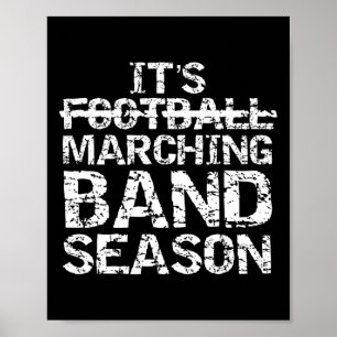 Roligt bandcitat present Inte fotboll Det är marsc Poster