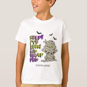 Roligt barn insvept mumie baby grön ID683 T Shirt