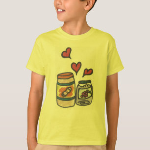 Roligt barnjordnötsmör och geléT-tröja T Shirt