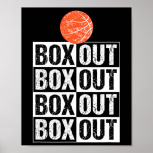 Roligt Basketball Coach Gift Box Out Say Poster