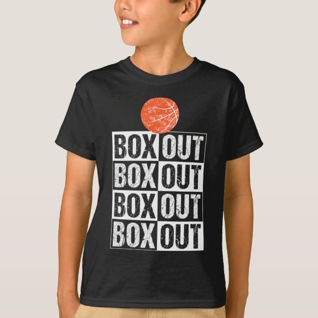 Roligt Basketball Coach Gift Box Out Say T Shirt (Framsida)