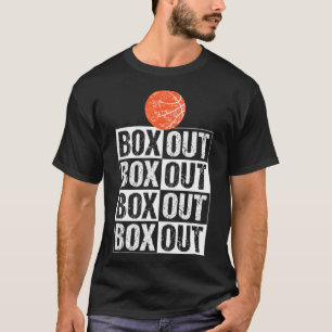 Roligt Basketball Coach Gift Box Out Say T Shirt