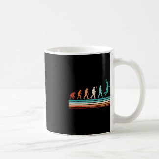 Roligt Basketball Evolution Retro Basketball Playe Kaffemugg