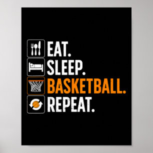 Roligt Basketball För manar Women Team Sport Baske Poster