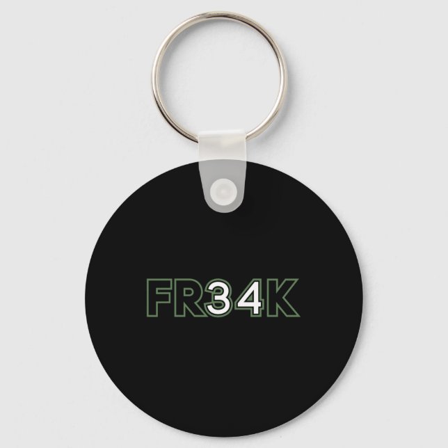 Roligt Basketball-Freak Nyckelring (Framsida)