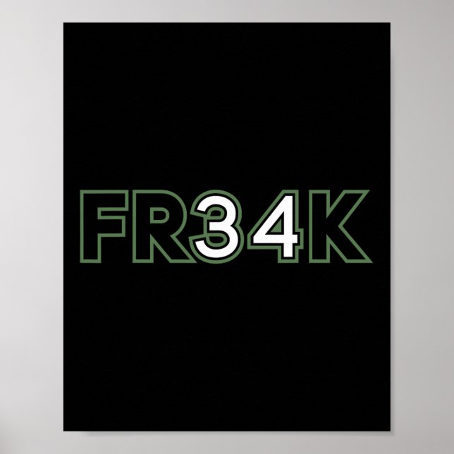 Roligt Basketball-Freak Poster (Framsidan)