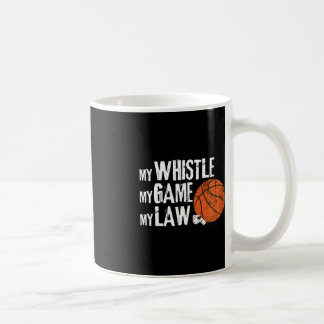 Roligt Basketball Ref Ringar - Basketball Referee  Kaffemugg