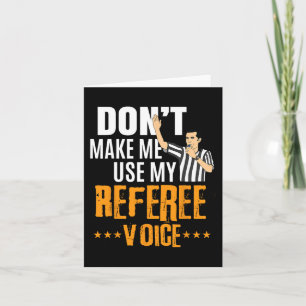 Roligt Basketball Ref Ringar - Basketball Referee Kort