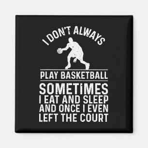 Roligt Basketboll design För barn Women Basketbal Magnet