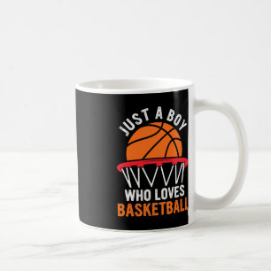 Roligt Basketboll för pojkar - bara en pojke som K Kaffemugg