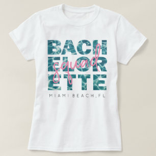 Roligt Bassäng och det tropiska torget Bachelorett T Shirt
