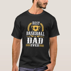 ROLIGT BÄSTA BASEBALL PAPPA VARJE FLÄKT COACH SUPP T SHIRT
