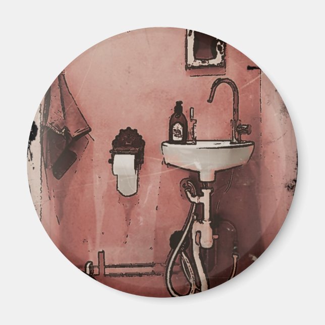 Roligt Bathroom Magnet (Framsidan)