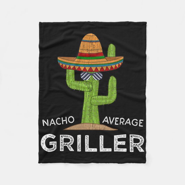 Roligt Bbq Grill Älskare Humor Griller Sutning Fun Fleecefilt (Framsidan)