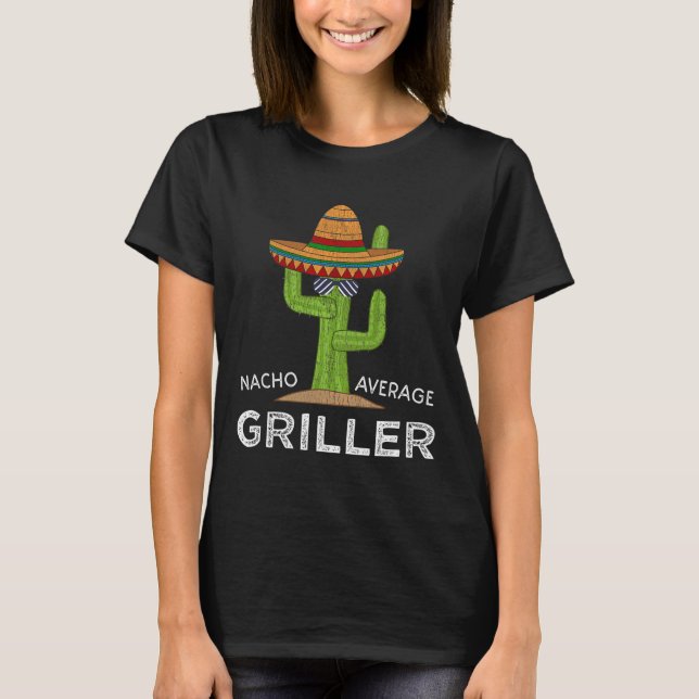 Roligt Bbq Grill Älskare Humor Griller Sutning Fun T Shirt (Framsida)