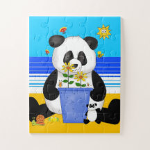 Roligt Beach panda björnar barn