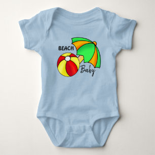 Roligt Beach Parbrella Boll Lycklig Cute Cuddle T Shirt