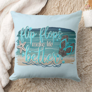 Roligt Beachy Decor Kudde