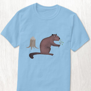 Roligt Beaver T Shirt