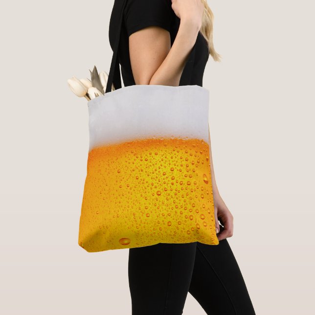 Roligt Beer Brewery dricker lycklig timmen Party Tygkasse (Närbild)