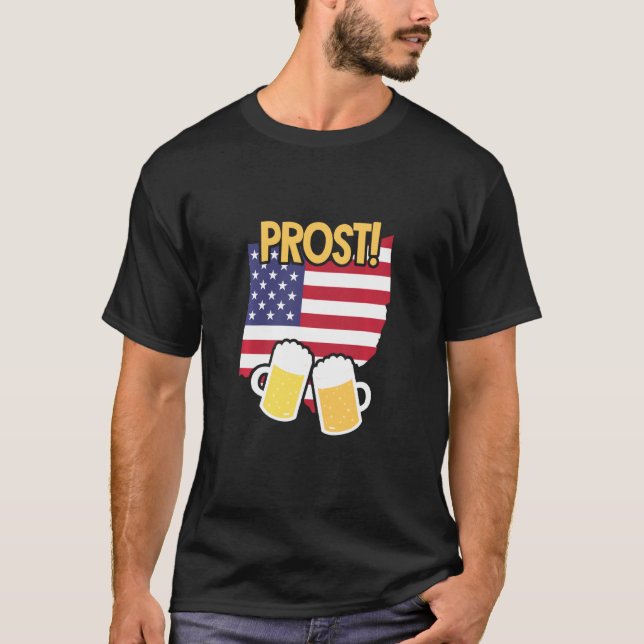 Roligt Beer Drinking Festival Event I München Bava T Shirt (Framsida)