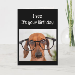 Roligt Best Doggo Birthday Aldrig Hund Animal Humo Kort