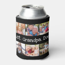 Roligt Best Grandpa, 6 fotokollage