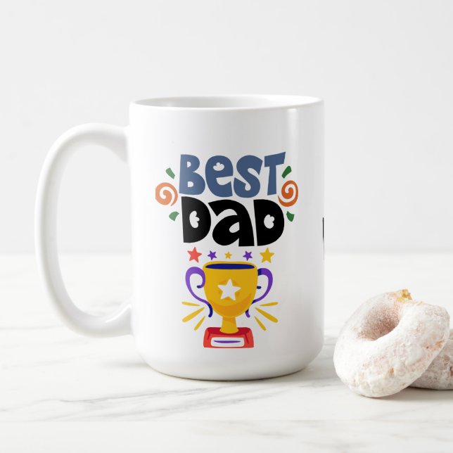 Roligt Best Pappa Award Coffee Mugg (Med munk)