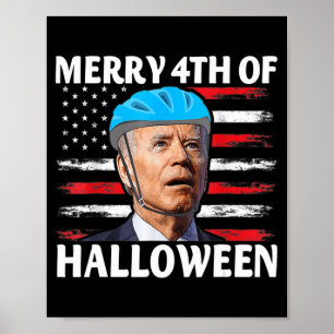 Roligt Biden Dazed Merry the juli Happy halloween  Poster