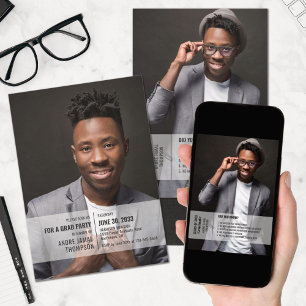 Roligt: Bild 2 studenten-meddelande inbjudan