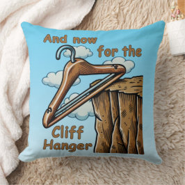 Roligt Bild av Cliff Hanger med Ordlek uppspelning Kudde