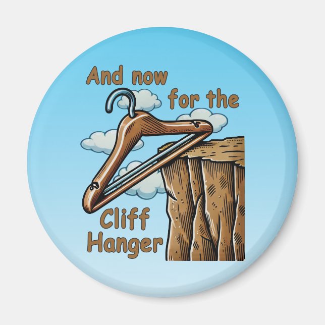 Roligt Bild av Cliff Hanger med Ordlek uppspelning Magnet (Framsidan)