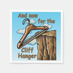 Roligt Bild av Cliff Hanger med Ordlek uppspelning Pappersservett