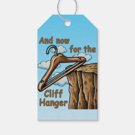 Roligt Bild av Cliff Hanger med Ordlek uppspelning Presentetikett