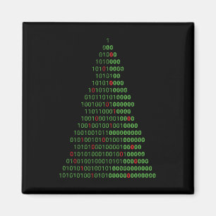 Roligt Binary Julgran datorprogram och Magnet