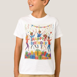Roligt Birthday av Natasha Us T Shirt