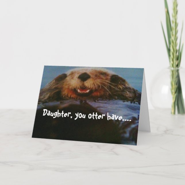 ROLIGT BIRTHDAY FOR DAUGHTER KORT (Framsida)