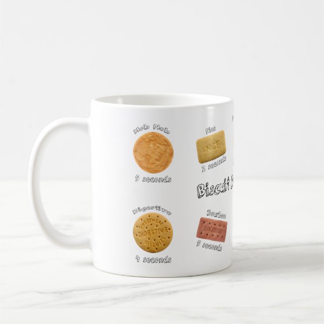 Roligt Biscuit Dunk Time Mugg - Biscuit Älskare Gi (Vänster)