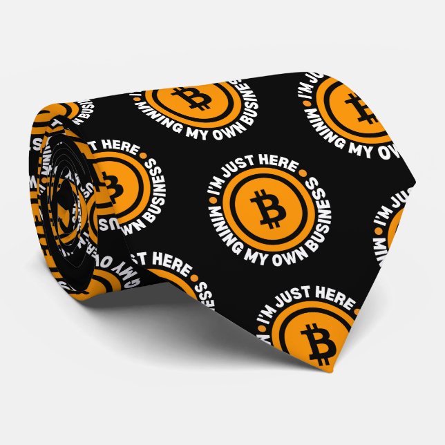 Roligt Bitcoin MINNER BARA MIN EGEN AFFÄRSCrypto Slips (Rullad)