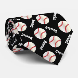 Roligt Black Baseball Mönster Slips