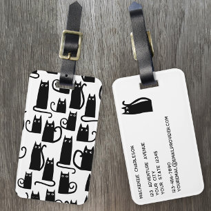 Roligt Black Cat Bagagebricka