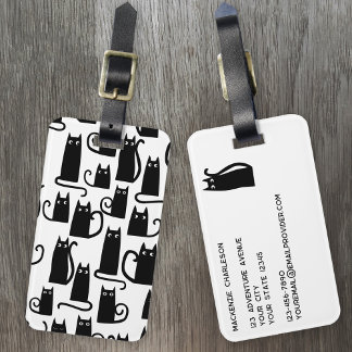 Roligt Black Cat Bagagebricka