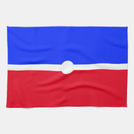 Roligt Blåvitt band av Royalet Brött Färg Band med Kökshandduk